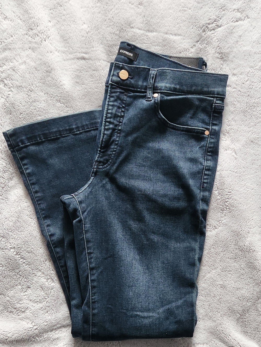 Express Women’s Dark Indigo Boot Leg Jeans